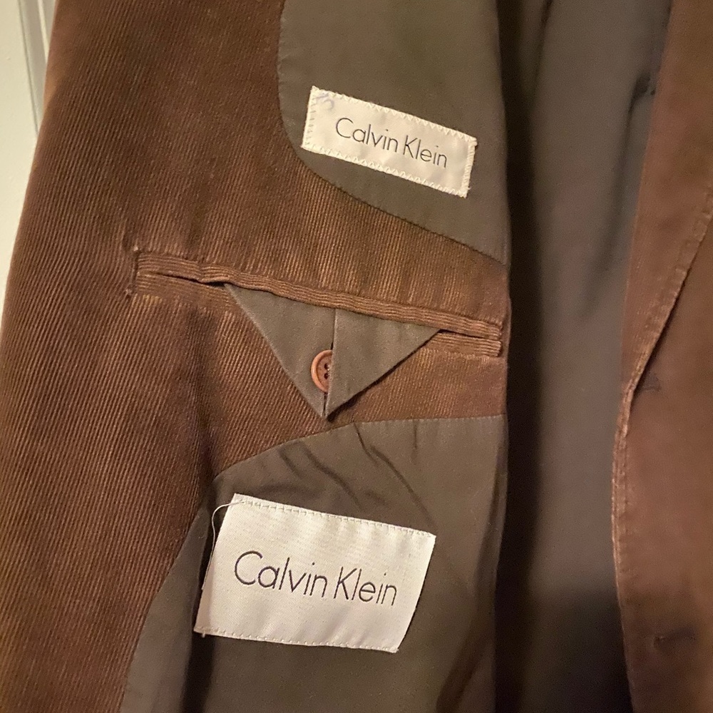 Men’s brown corduroy blazer - Picture 4 of 4